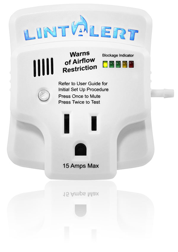 LintAlert Alarm Module Close Up - Warns of Airflow Restriction