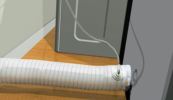 Reconnecting the Dryer Exhaust Transition Hose After Connecting it to the LintAlert