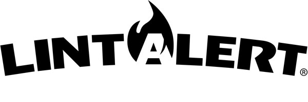 Black and White LintAlert Logo