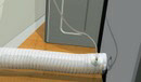 Reconnecting the Flex Exhaust Transition Hose to the Dryer
