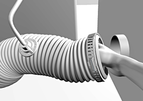 Exhaust Hose Tap Fitting