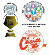 Three Different Top Awards from The Hardware Show